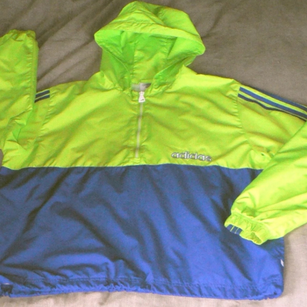 Vintage Adidas 1/2 Zip windbreaker